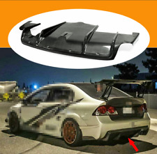 Para Honda Civic 2006-2011 fibra de carbono feels para-choque traseiro difusor spoiler reajuste comprar usado  Enviando para Brazil