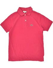 Camisa polo para niños LACOSTE 13-14 años rosa AJ12 segunda mano  Embacar hacia Argentina