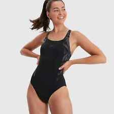 Usado, Fato de Natação Speedo Feminino Hyperboom Splice Muscleback Preto Novo com etiquetas comprar usado  Enviando para Brazil