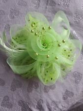 lime green fascinator for sale  STOKE-ON-TRENT