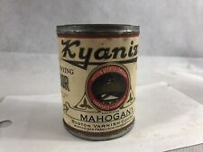 Vintage Kyanize Mahogany, Boston Varnish Company, 1/4 Pinta Circa 1935, usado comprar usado  Enviando para Brazil