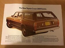 Toyota crown 2600 for sale  NOTTINGHAM
