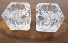 crystal candlesticks pair for sale  Estero