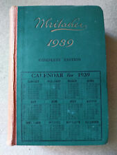 Whitaker almanack 1939 for sale  CARDIFF
