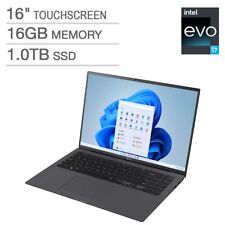LG Gram 16'' WQXGA Touchscreen Laptop i7-1360P 16GB 1TB SSD 16Z90R-H.AAS7U1 Gray for sale  Shipping to South Africa