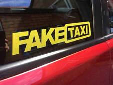 2 X FAKE TAXI Sticker  hoon drift FUNNY JDM ADULT CAR DECAL STICKER x2 @ 200MM for sale  Shipping to South Africa