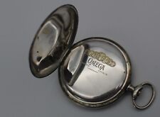 Estuche de reloj de bolsillo vintage Omega Geneve plateado .900 - alrededor de 1928, usado segunda mano  Embacar hacia Argentina