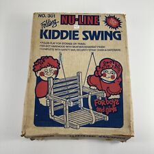 Vintage Nu-line Wooden Folding Kiddie Swing #301 for sale  Shipping to South Africa
