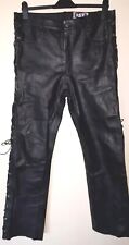 lace side leather trousers for sale  STAINES-UPON-THAMES