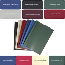 Used, OptiPlan thermal binders, matte satin film, leather structure Bordeaux 3.0 mm  for sale  Shipping to South Africa