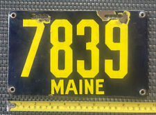 1913 maine license for sale  Marshall