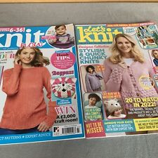 Knitting magazines for sale  MILTON KEYNES