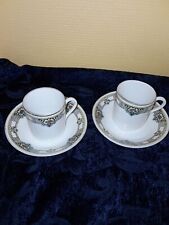 Paire tasses porcelaine d'occasion  Limoges-