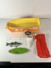 Barbie Let's go fishing Boat Trailer set 1973 vintage Incomplete for sale  Shipping to South Africa