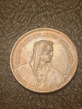 Moneda de plata suiza 1932 B Confoederatio Helvetica 5FR segunda mano  Embacar hacia Argentina