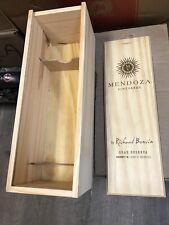 Mendoza Malbec madeira vazia/caixa de madeira x 6 somente comprar usado  Enviando para Brazil
