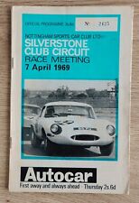 1969 silverstone nscc for sale  CHELTENHAM