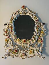 Antico specchio ceramica usato  Bologna