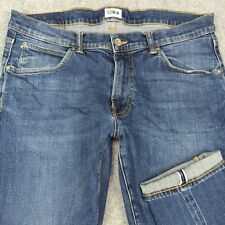 Jeans masculino Edwin ED-85 Selvedge W33 L32 fino cônico azul stretch Selvage 33x32 comprar usado  Enviando para Brazil