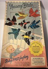 De colección 1953 Kenner's Nursery Birds móvil bebé primer juguete todavía en caja segunda mano  Embacar hacia Mexico