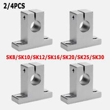 Rolamento de suporte de eixo de trilho linear 2/4 peças SK 8/10/12/16/20/25/30 impressora CNC/3D comprar usado  Enviando para Brazil