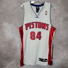 Camiseta masculina rara Adidas autêntica NBA Detroit Pistons Chris Webber 84 costurada 40 M comprar usado  Enviando para Brazil