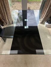 Clear black glass for sale  LEICESTER