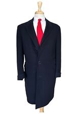Used, RARE Vintage Vicuna/Cashmere Navy Blue Overcoat Long Top Mens Solid Business for sale  Shipping to South Africa