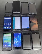 Lote de 12 teléfonos inteligentes, HTC Desire, ZTE, LG,UMX Samsung Nokia mezclados para piezas/fix F51 segunda mano  Embacar hacia Mexico