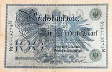 100 reichsmark 1908 gebraucht kaufen  Ueckermünde