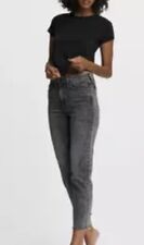 Usado, Pantalones de mezclilla para mujer Rag & Bone Nina High Rise negros salvia talla 30 segunda mano  Embacar hacia Argentina