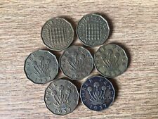 Brass threepenny bits for sale  MILLOM