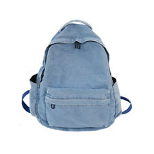 Usado, Mochila jeans mochila de viagem mochila azul claro alças ajustáveis comprar usado  Enviando para Brazil