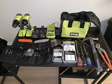 Juego de pistolas de impacto y taladro Ryobi 18 V Ryobi, usado segunda mano  Embacar hacia Argentina