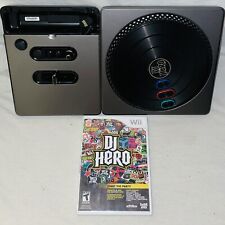 Controlador de tocadiscos inalámbrico Nintendo Wii DJ Hero con juego de héroe DJ segunda mano  Embacar hacia Argentina