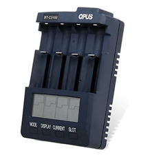 Cargador de batería de litio inteligente universal OPUS BT-C3100 V2.2 4 ranuras para pantalla LCD, usado segunda mano  Embacar hacia Argentina