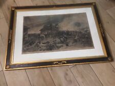 Huge Original Rorkes Drift Engraving Fine Art Society July1881 Signed A Neuville for sale  GLOSSOP