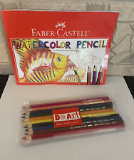 Conjunto de lápis de cor água e livro de instruções Faber-Castell em excelente estado usado - 10 lápis ✏️ 🌈 comprar usado  Enviando para Brazil