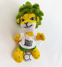 "Mini Zakumi juguete de peluche fútbol fútbol FIFA fútbol 5"" amarillo para la Copa Mundial de Sudáfrica 2010 Copa Mundial segunda mano  Embacar hacia Argentina
