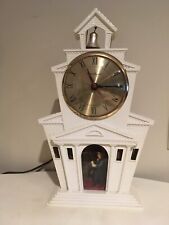 VTG Mastercrafters Animated Motion Church Clock & Bell Ringer 560 Lighted Works! for sale  Shipping to South Africa