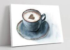 Watercolour heart coffee for sale  Shipping to Ireland