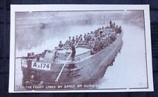 Military postcard. barge for sale  Shipping to Ireland