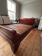Mahogany sleigh bed for sale  LONDON