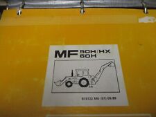 Retroescavadeira Massey Ferguson MF 50H HX 60H manual de peças livro comprar usado  Enviando para Brazil