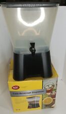 TableCraft 3 Gallon Black & White Plastic Beverage Dispenser In Box for sale  Shipping to South Africa