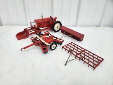 Vintage Original 1/16 IH Tru-Scale Tractor Farm Set Loader Disc Harrow Packer for sale  Shipping to South Africa