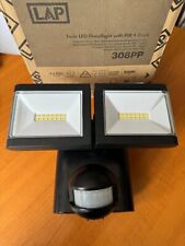 twin floodlights for sale  RIPLEY