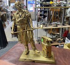 Brass sculpture ironmonger for sale  BIRMINGHAM