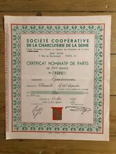 Cooperative charcuterie seine d'occasion  Paris-