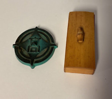 Authentic Japanese incense burner with small bamboo lidded box to store incense for sale  Shipping to South Africa